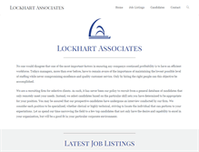 Tablet Screenshot of lockhartassociates.net